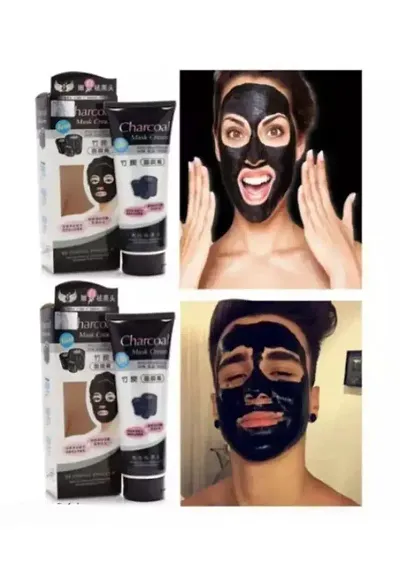 Charcoal Face Mask With Basic Skin Care And Makeup Products Combo Pack