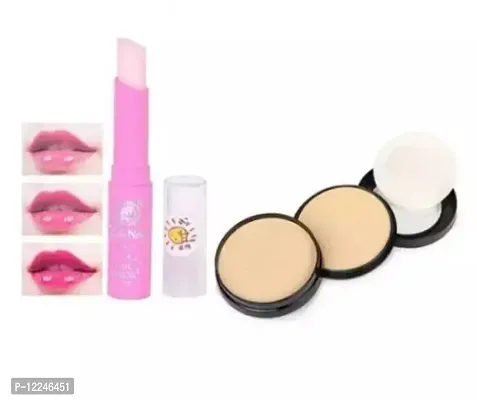 Pink magic lip balm and compact
