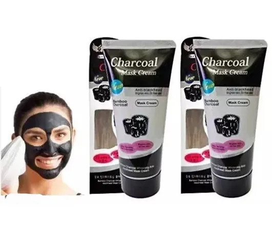 Charcoal Face Mask With Basic Skin Care Products Combo Pack
