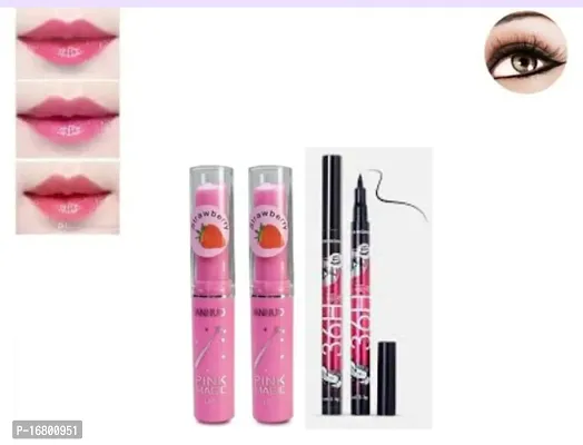 2 pink magic lip balm and 36h Eyeliner