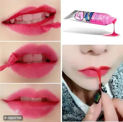 Pink peeloff lipstick