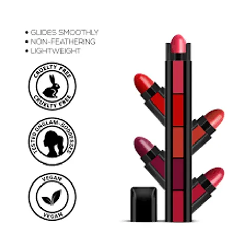 Top Selling 5 In One Lipsticks