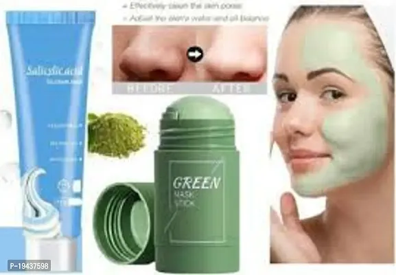 Ice-cream mask and green mask stick-thumb0