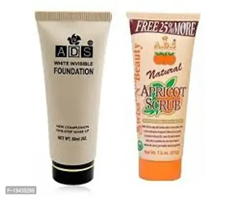 Ads foundation and apricot scrub