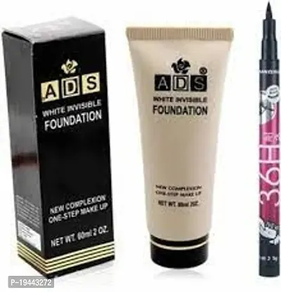 Ads foundation and 36h eyeliner