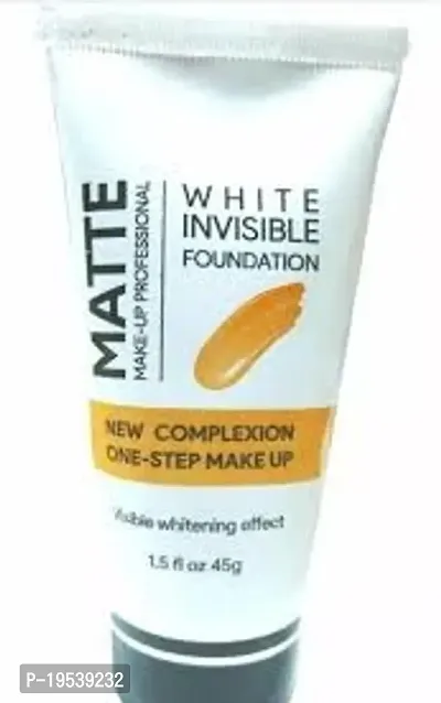 Matte Prefetto Cosmo White Invisible Foundation, For Makeup, Packaging Size: 50g