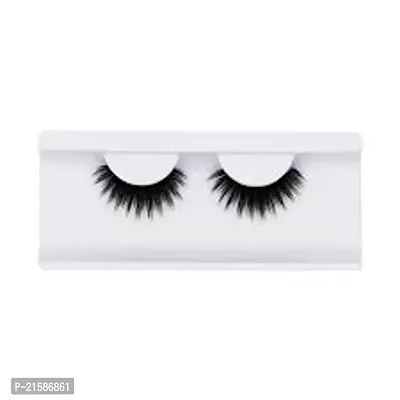 heart shaped eyelash with glue (pack of 1)-thumb0