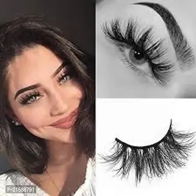 heart shaped eyelash with glue (pack of 1)-thumb0