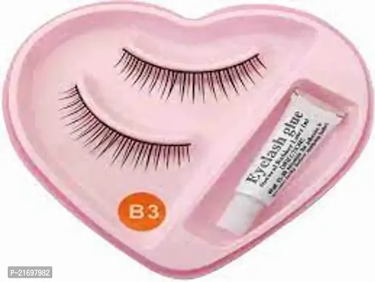 heart shaped eyelashes (pack of 1)