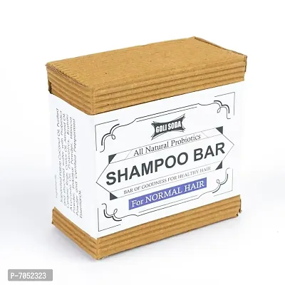 Goli Soda All Natural Probiotics Shampoo Bar for Normal Hair - 90 g-thumb0