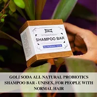 Goli Soda All Natural Probiotics Shampoo Bar for Normal Hair - 90 g-thumb2