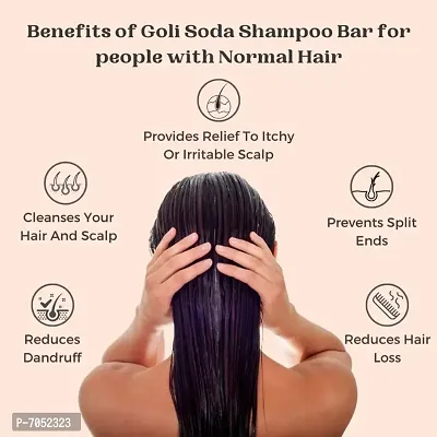 Goli Soda All Natural Probiotics Shampoo Bar for Normal Hair - 90 g-thumb2