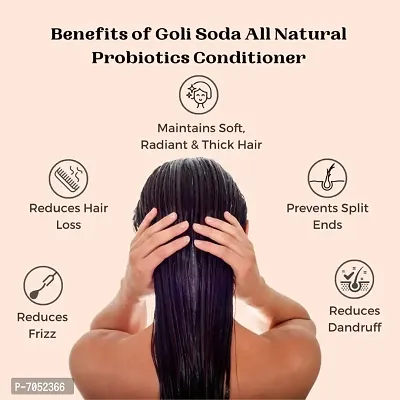 Goli Soda All Natural Probiotics Hair Conditioner For Healthy  Voluminous Hair - 130 G-thumb2