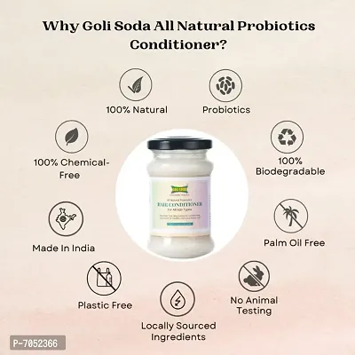 Goli Soda All Natural Probiotics Hair Conditioner For Healthy  Voluminous Hair - 130 G-thumb3