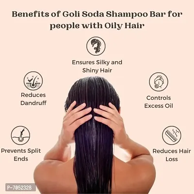 Goli Soda All Natural Probiotics Shampoo Bar for Oily Hair - 90 g-thumb2