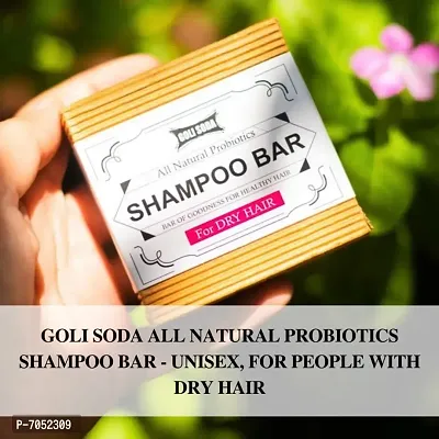 Goli Soda All Natural Probiotics Shampoo Bar for Dry Hair - 90 g-thumb3