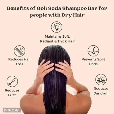 Goli Soda All Natural Probiotics Shampoo Bar for Dry Hair - 90 g-thumb4