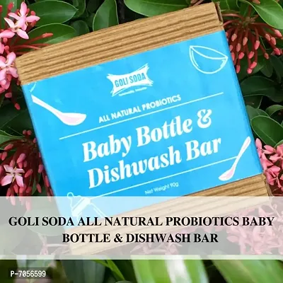 Goli Soda All Natural Probiotics Baby Bottle  Dishwash Bar - 90 g