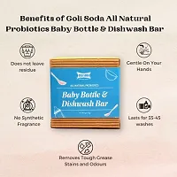 Goli Soda All Natural Probiotics Baby Bottle  Dishwash Bar - 90 g-thumb1