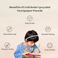 GOLI SODA Upcycled Multicolor Newspaper Pencils (Pack of 20)-thumb1