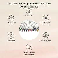 Goli Soda Newspaper Colour Pencils ( 10 Colours )-thumb1