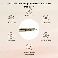 GOLI SODA Upcycled Plain Newspaper Pencils (Pack of 20)-thumb1