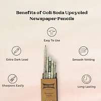 GOLI SODA Upcycled Plain Newspaper Pencils (Pack of 20)-thumb2