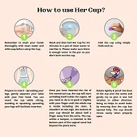 Goli Soda Her Cup Platinum-Cured Medical Grade Silicone Menstrual Cup For Women -Fushia, Regular Size-thumb3