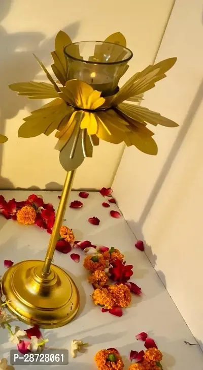 Classic Metal Diya Holder For Pooja And Home Decoration