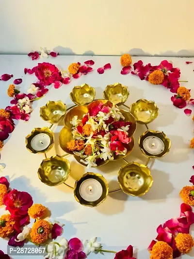 Classic Metal Diya For Pooja And Home Decoration