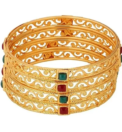 Ethnic Kada Bangles for Women and Girls pack of 4