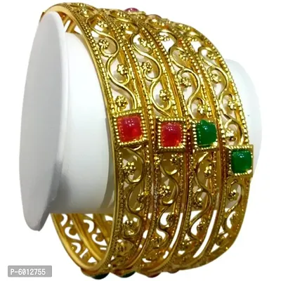 Ethnic Royal Kada Bangles for Women and Girls pack of 4