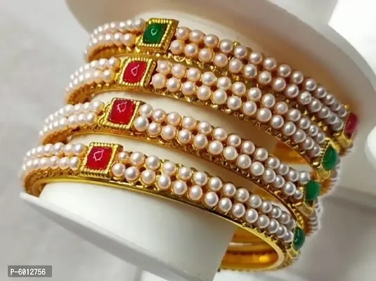 Ethnic Royal Kada Bangles for Women and Girls pack of 4