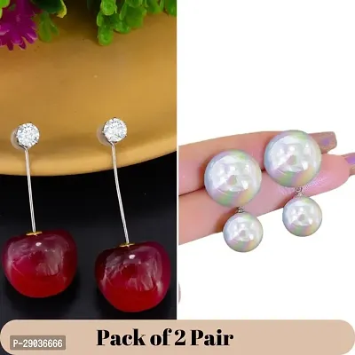 Elegant Earrings for Women Pack of 2 Pair-thumb0