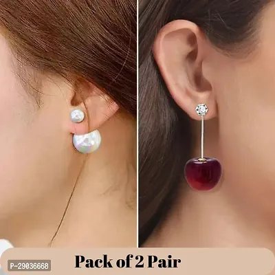 Elegant Earrings for Women Pack of 2 Pair