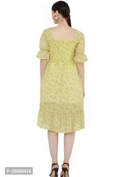 Womens Consist Midi Dress  Georgette Dress-thumb2