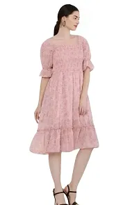 Womens Consist Midi Dress  Georgette Dress-thumb2