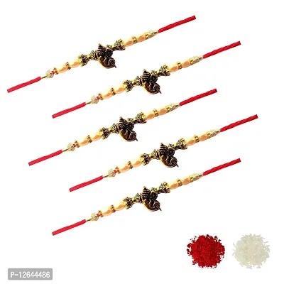 flavouredlove designer Rakhi for bhai Brother Men for rakhi rakshabandhan (pack of 5) (R057)-thumb0