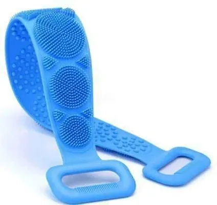 Silicone Back Scrubber for Shower, Exfoliating Lengthen Silicone Body  Scrubber, Silicone Bath Body Brush, Easy to Clean, Lathers Well,  Comfortable