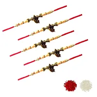 flavouredlove designer Rakhi for bhai Brother Men for rakhi rakshabandhan (pack of 5) (R057)-thumb2