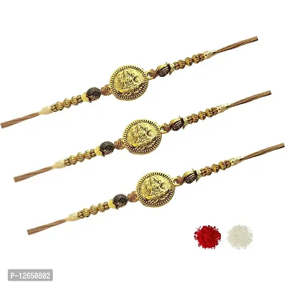 flavouredlove designer Rakhi for bhai Brother Men for rakhi rakshabandhan (pack of 3) (R005)-thumb0