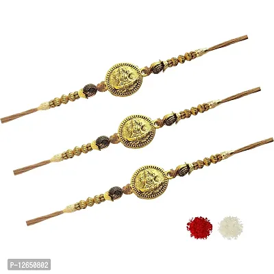 flavouredlove designer Rakhi for bhai Brother Men for rakhi rakshabandhan (pack of 3) (R005)-thumb4