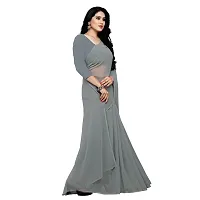 Women's Multicoloured Georgette Dyed Daily Wear Saree with Blouse piece-thumb3