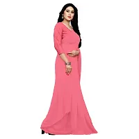 Women's Multicoloured Georgette Dyed Daily Wear Saree with Blouse piece-thumb3