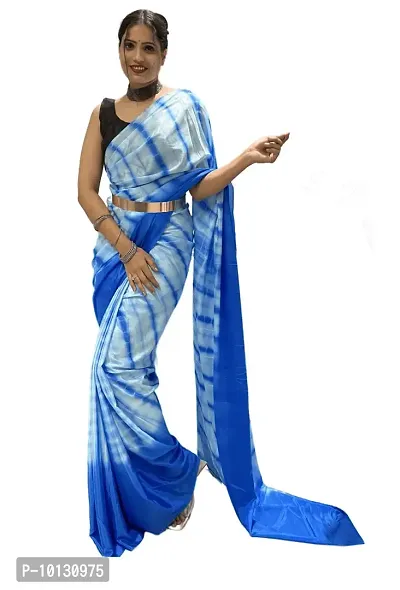 Beautiful Chiffon Self Pattern Saree With Blouse Piece For Women