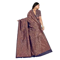 Beautiful Art Silk Jacquard Saree With Blouse Piece For Women-thumb2