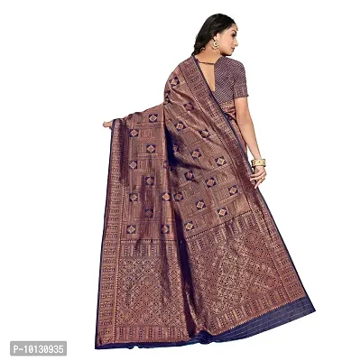 Beautiful Art Silk Jacquard Saree With Blouse Piece For Women-thumb3