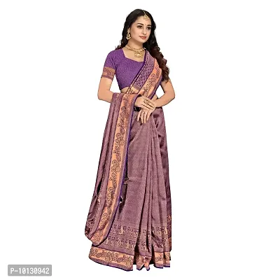 Beautiful Art Silk Jacquard Saree With Blouse Piece For Women-thumb2