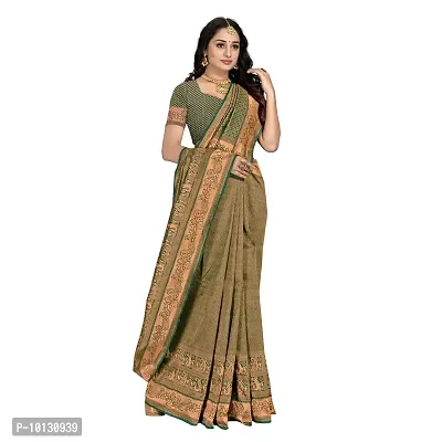 Beautiful Art Silk Jacquard Saree With Blouse Piece For Women-thumb2