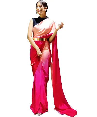 Elegant Chiffon Saree with Blouse piece 